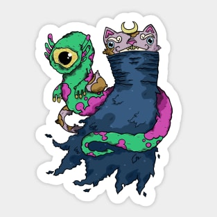 Calico Abernathy & Trevor Sticker